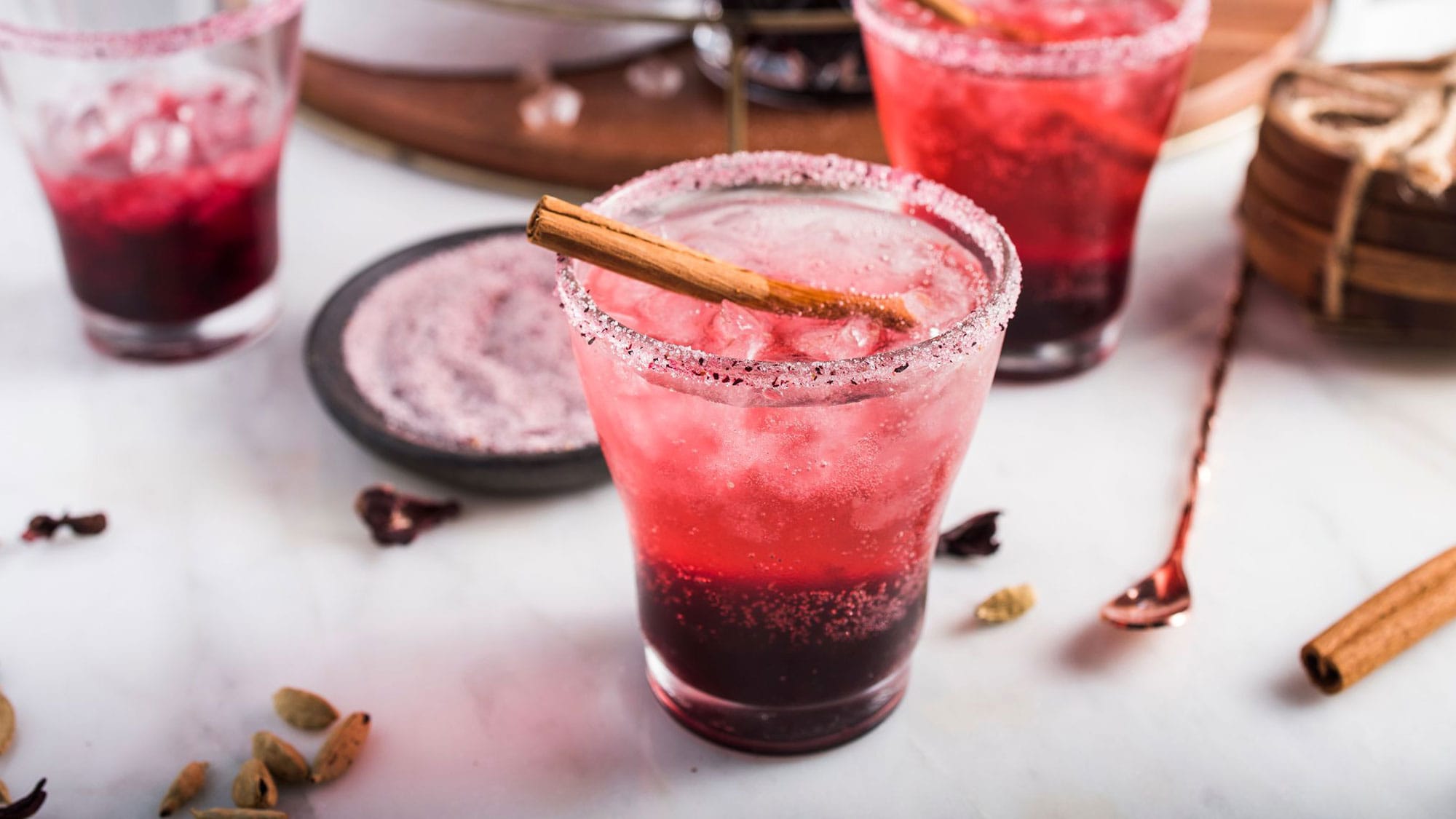 cardamom-hibiscus-sharbat